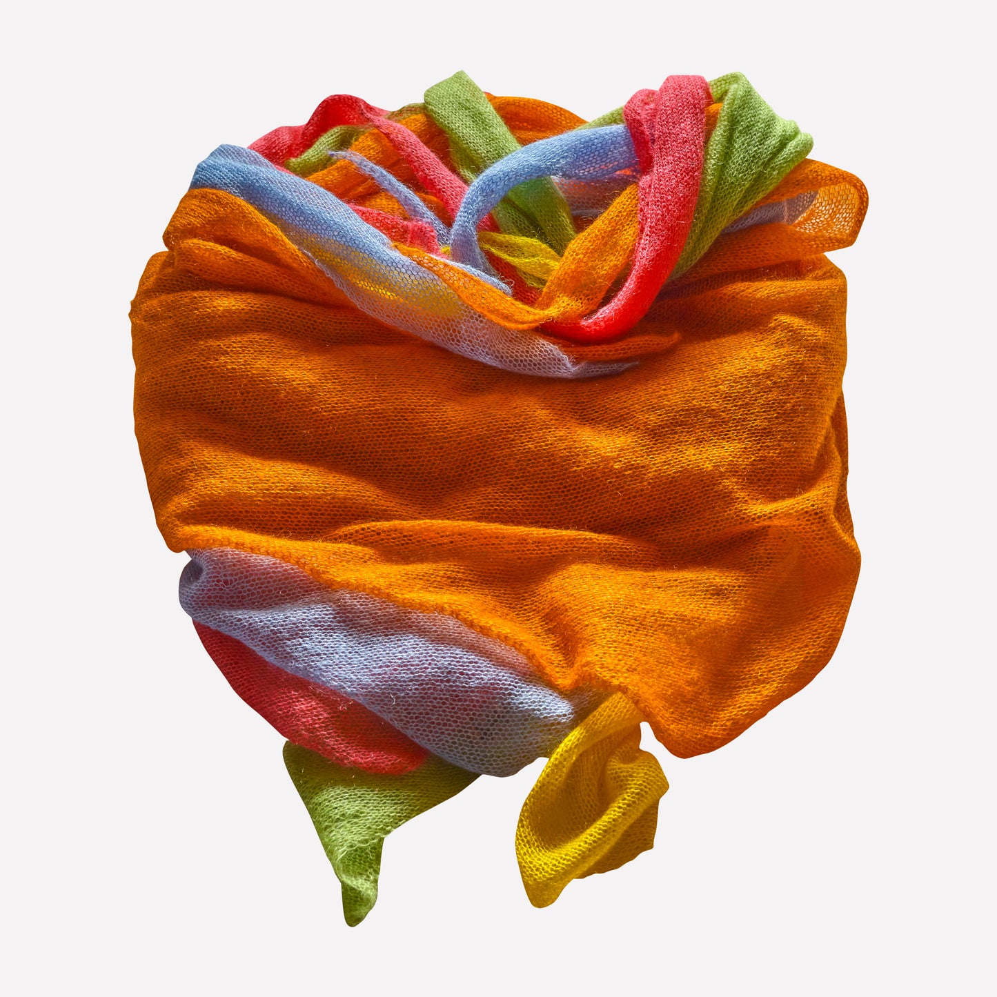 Dreieckstuch aus Mohair & Seide