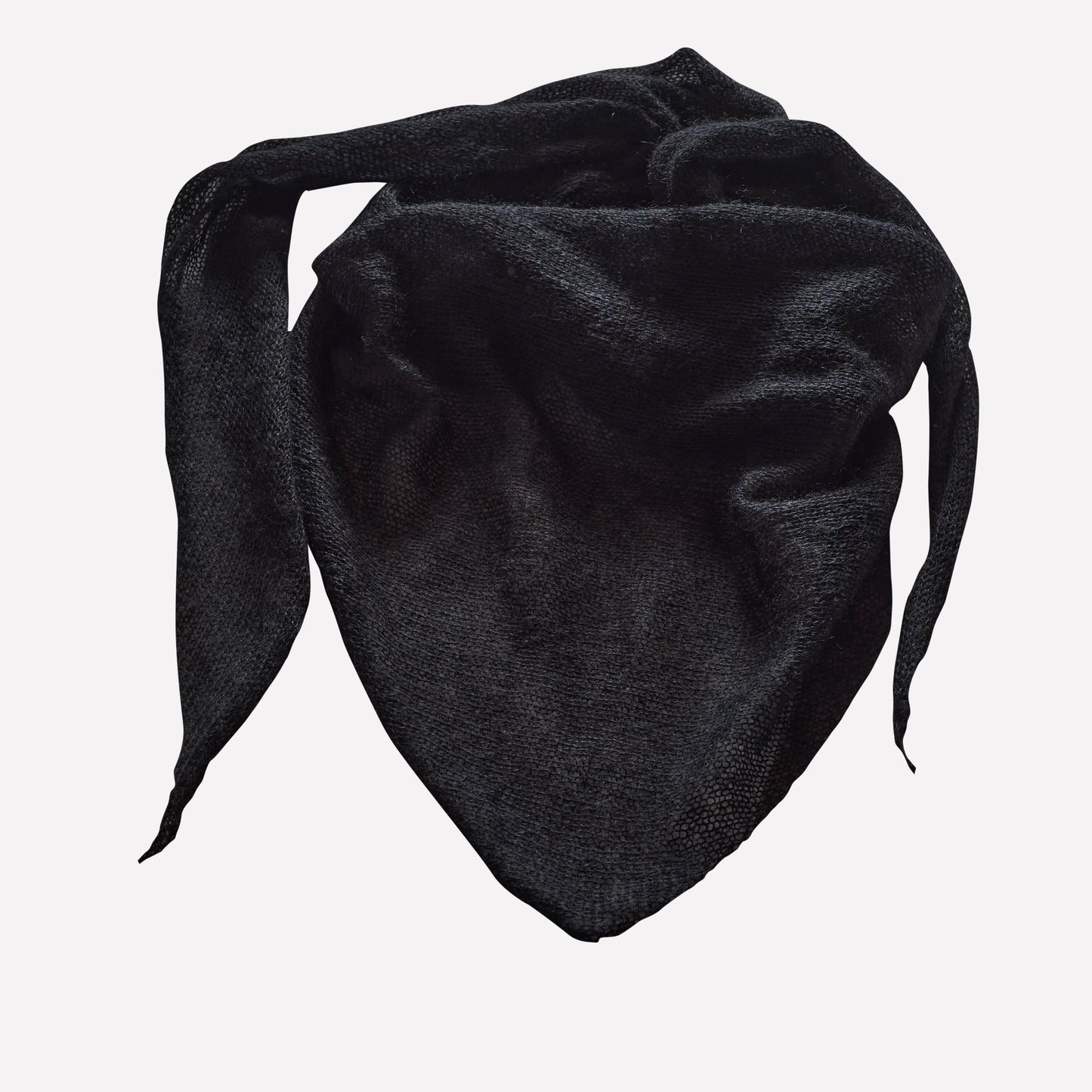 Dreieckstuch aus Mohair & Seide