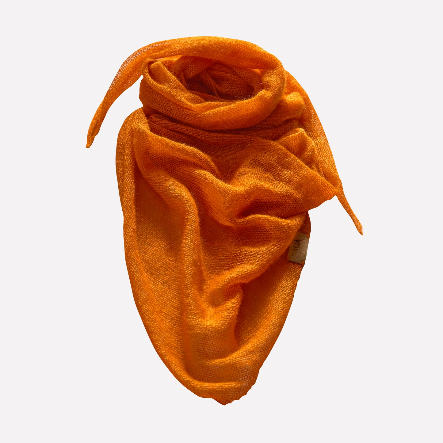 Dreieckstuch aus Mohair & Seide