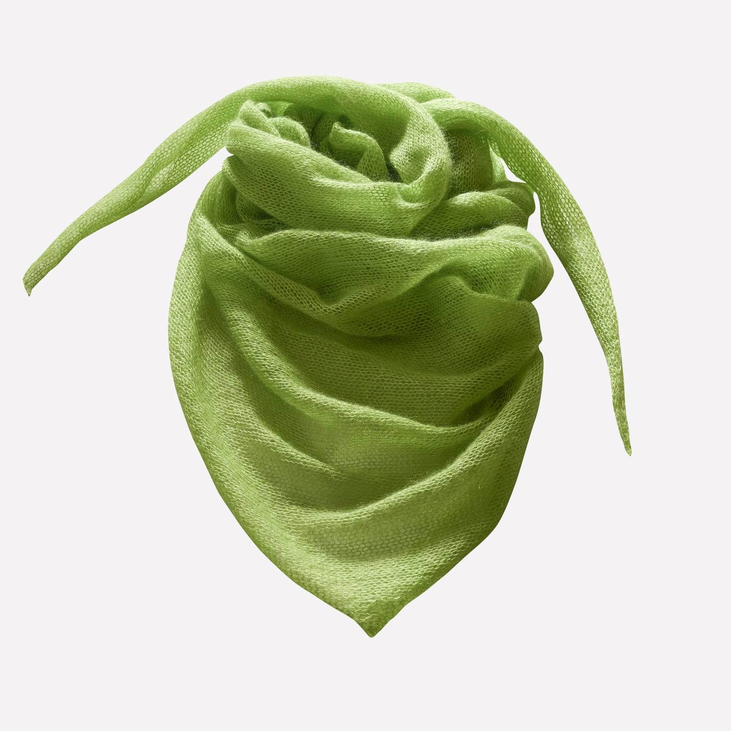 Dreieckstuch aus Mohair & Seide