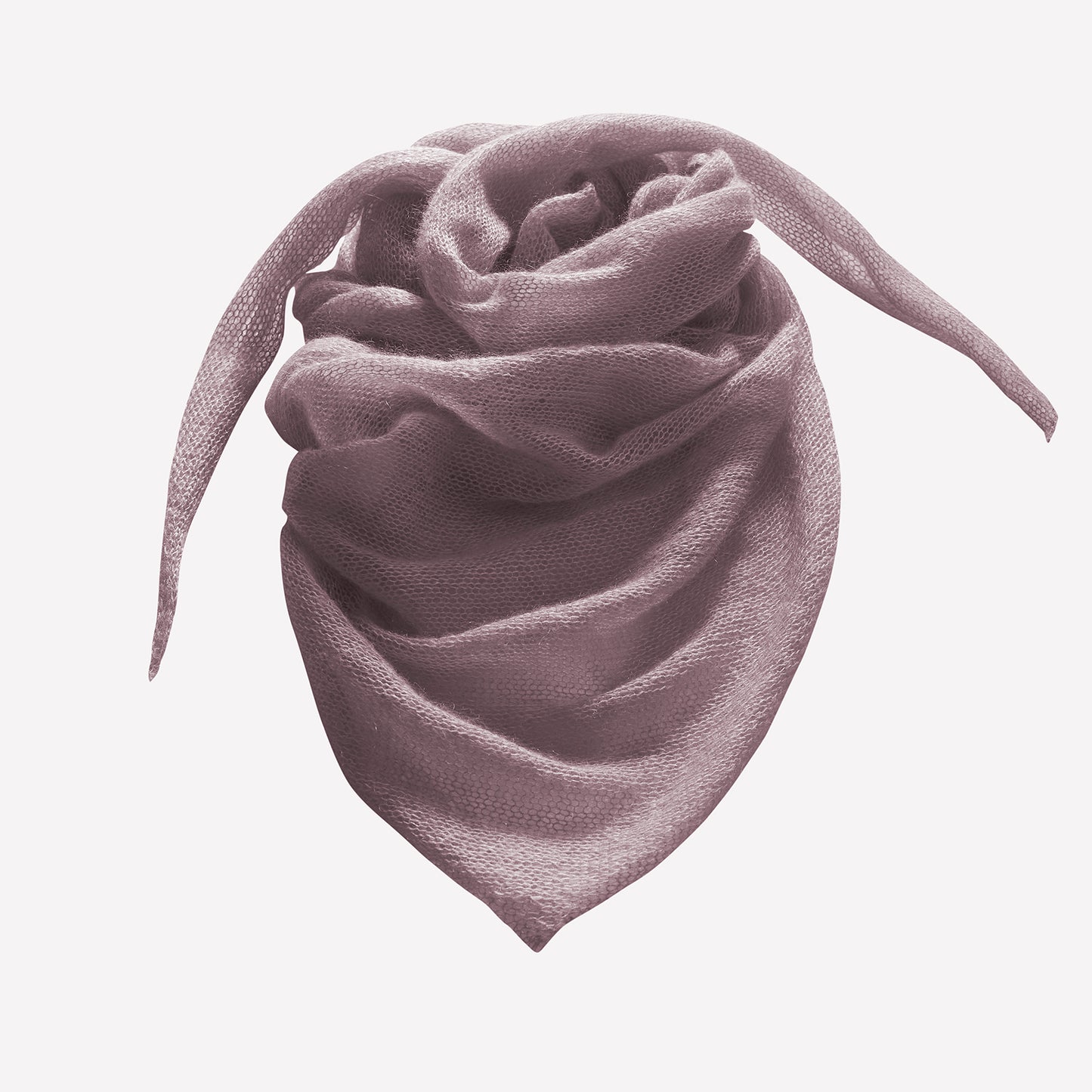 Dreieckstuch aus Mohair & Seide