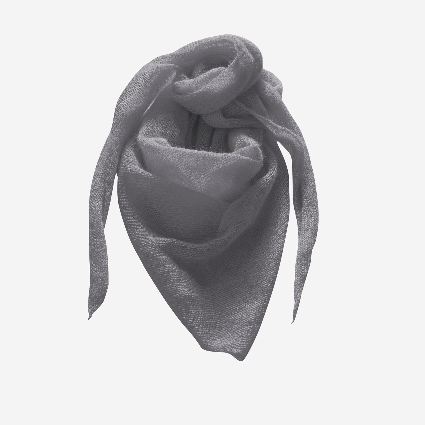 Dreieckstuch aus Mohair & Seide