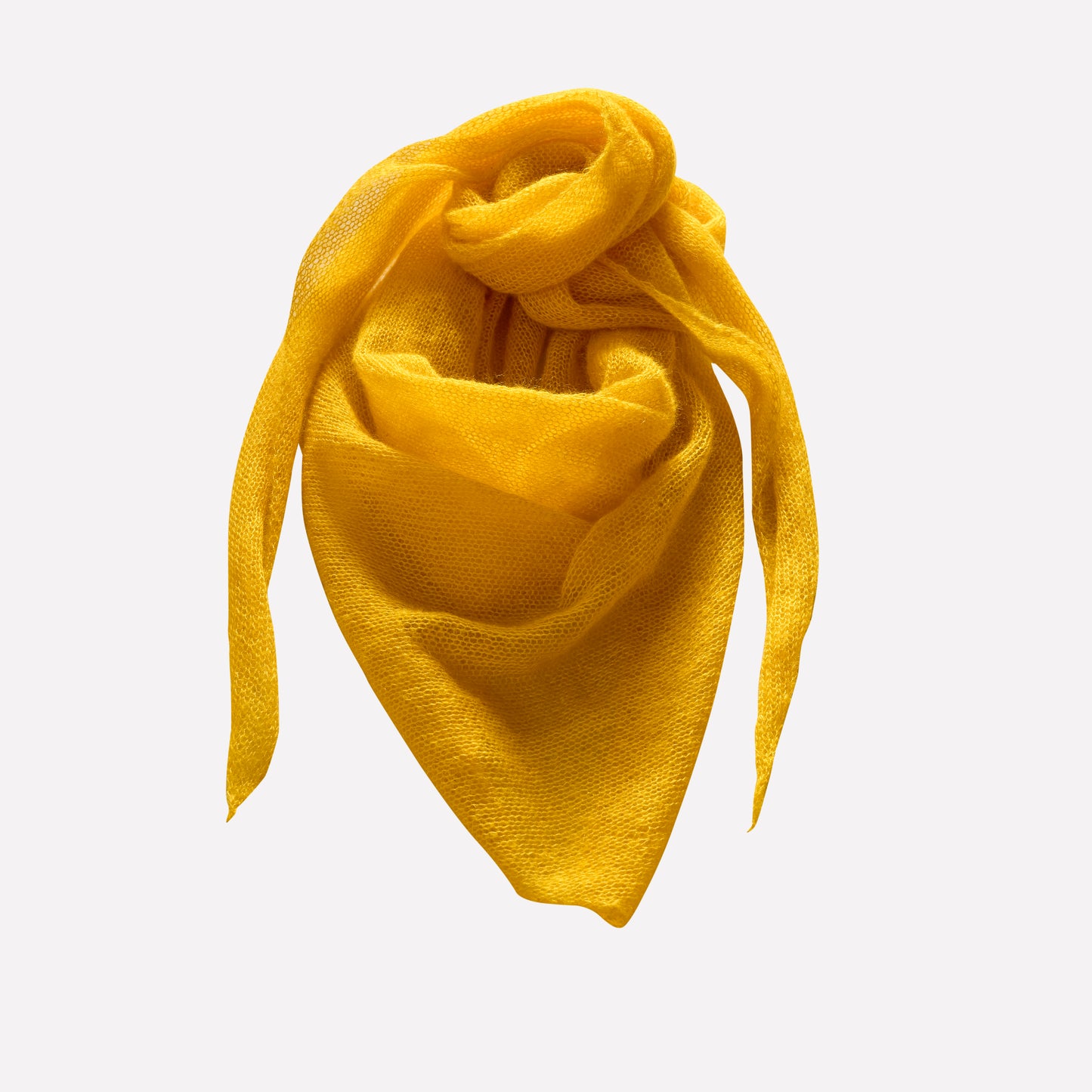 Dreieckstuch aus Mohair & Seide