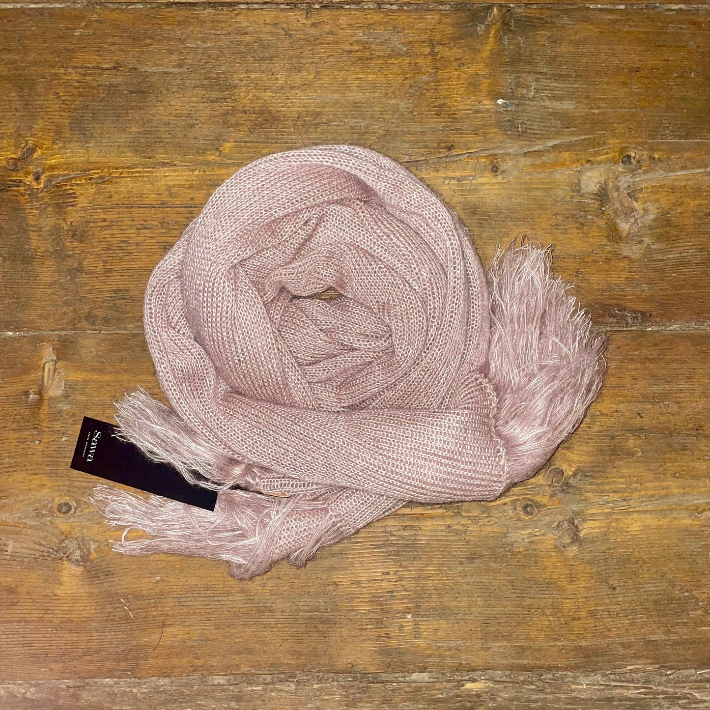 Großer Kuschelschal aus Mohair & Seide