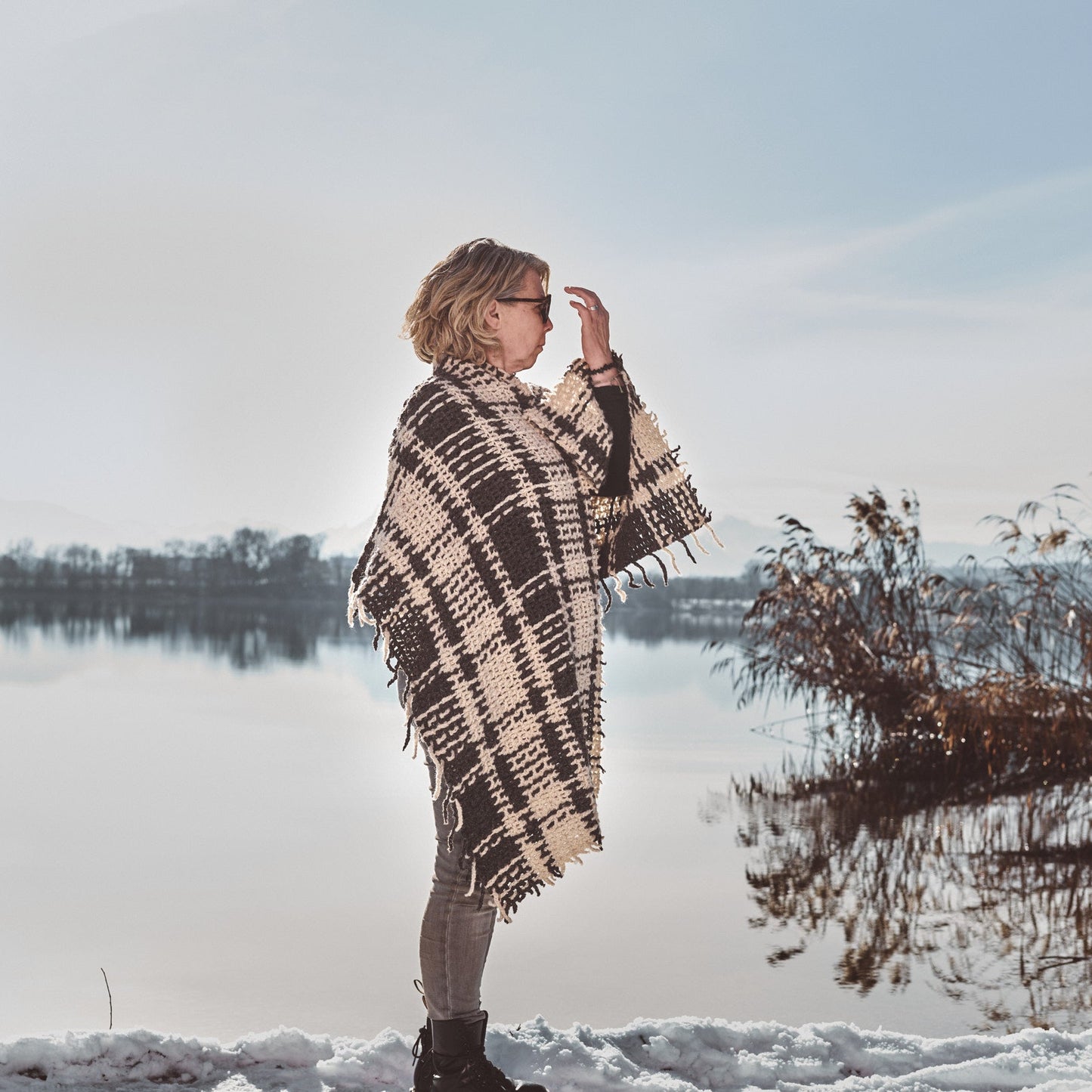 Handgemachtes Schultertuch