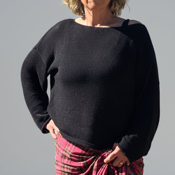 - 50% lässiger Pulli aus 100% Lyocell (Seacell)