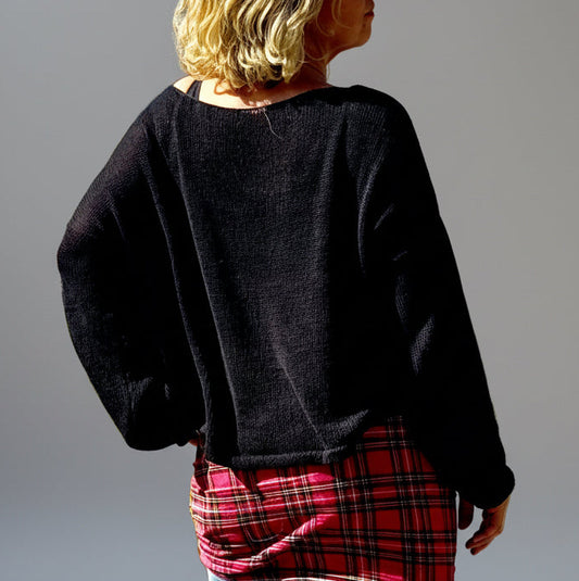 - 50% lässiger Pulli aus 100% Lyocell (Seacell)