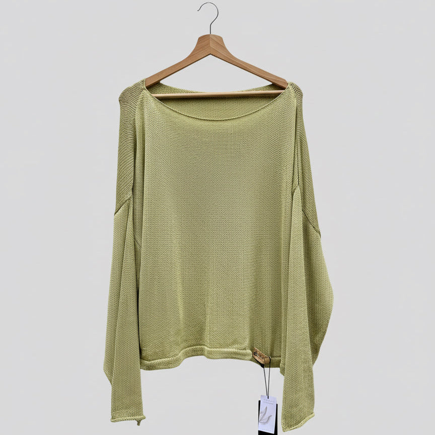 - 50% lässiger Pulli aus 100% Lyocell (Seacell)